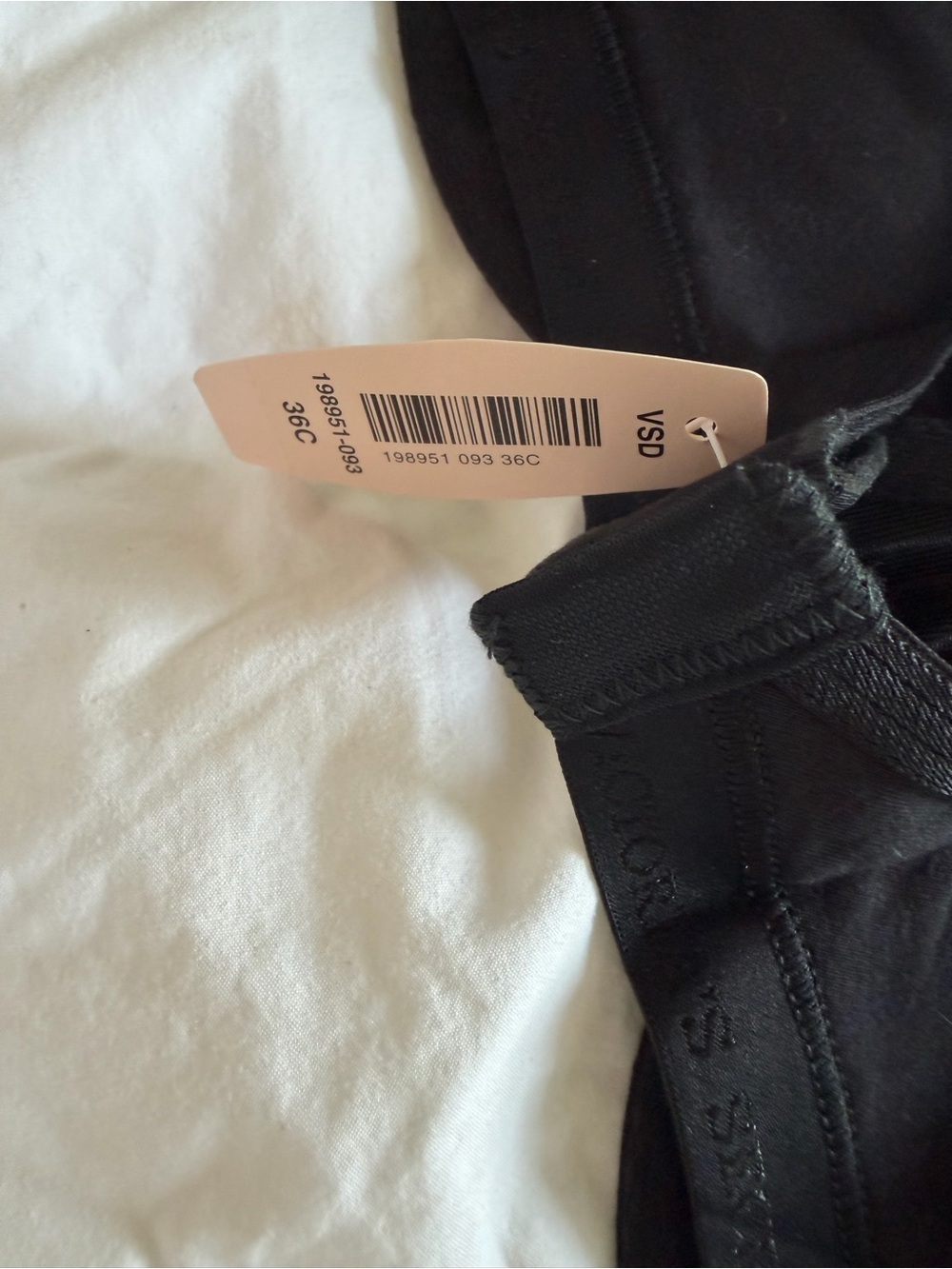 Vintage Victoria’s Secret Black Demi Bra 2009 36C